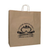 450x170x480mm Brown Printed Paper Carrier Bags