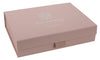 Luxury Blush Pink Foil Printed Boxes 170x220x50mm