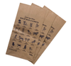 175x115x345mm Printed Paper Block Bottom Bags