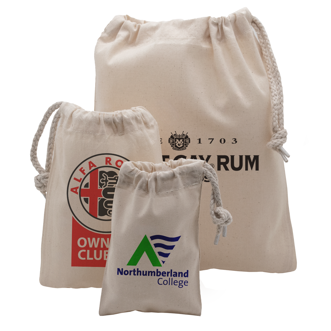Printed Cotton Drawstring Bags – Midpac Printed Packaging