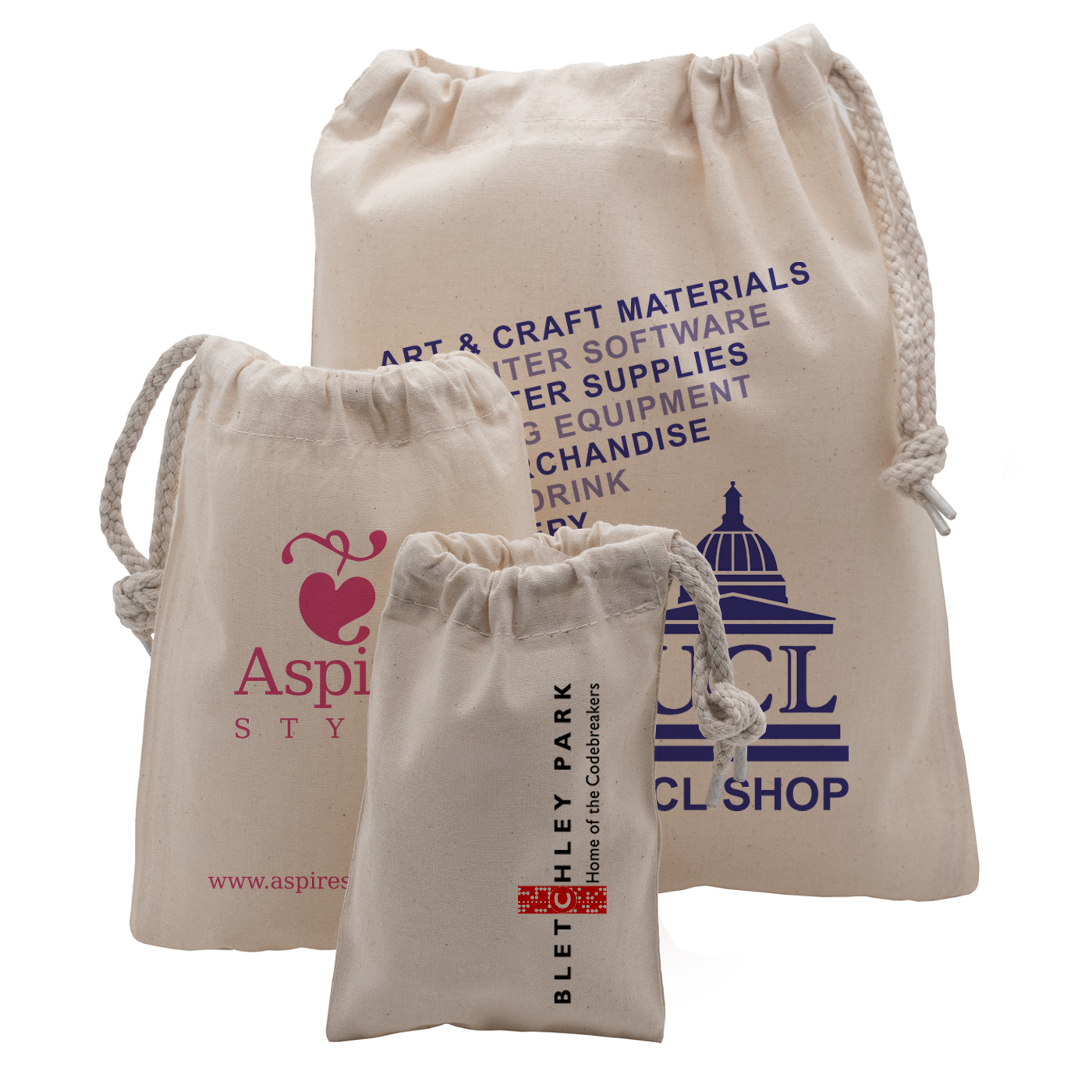 Printed Cotton Drawstring Bags – Midpac Printed Packaging