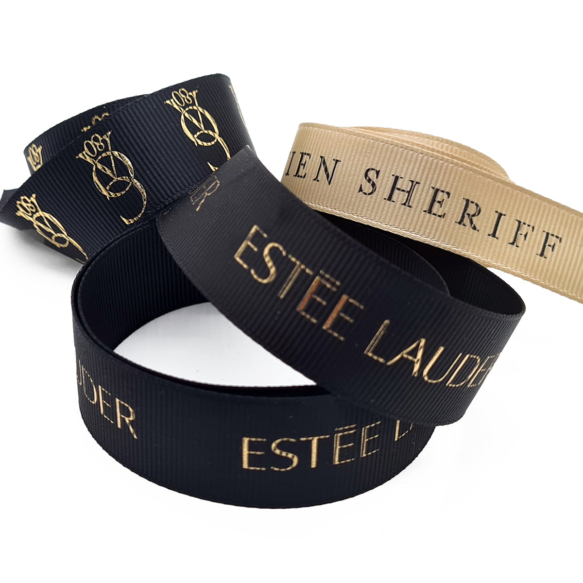 Printed grosgrain ribbon uk sales