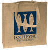 Printed Jute Bags - Self Loop Handle