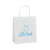 190x80x210mm White Printed Paper Carrier Bags