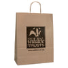 320x120x420mm Brown Printed Paper Carrier Bags