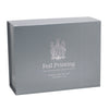 Gloss Silver Foil Printed Boxes 300x400x150mm