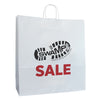 540x150x490mm White Printed Paper Carrier Bags